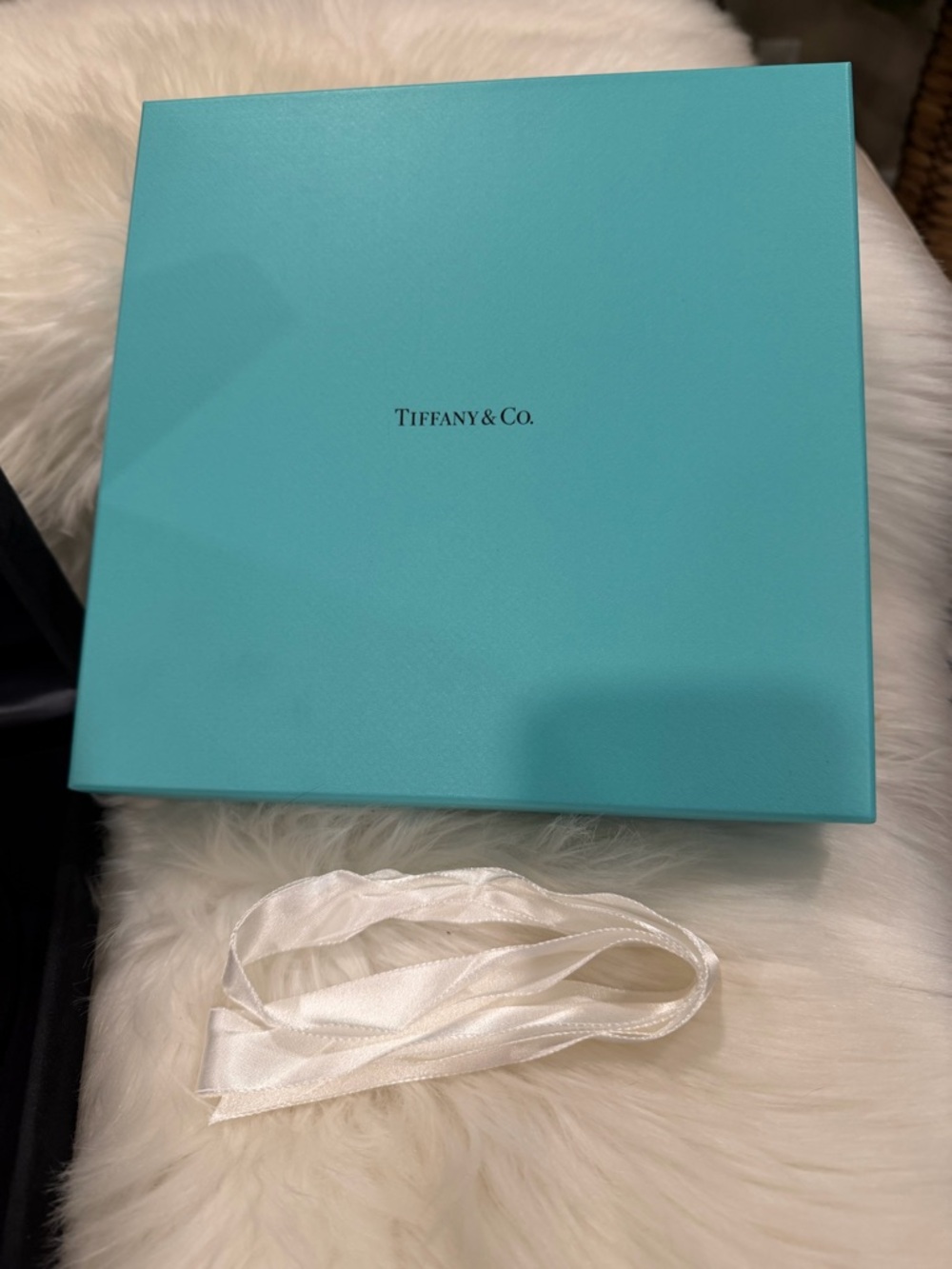 Tiffany & Co. signature black velvet necklace presentation case - Picture 2 of 4
